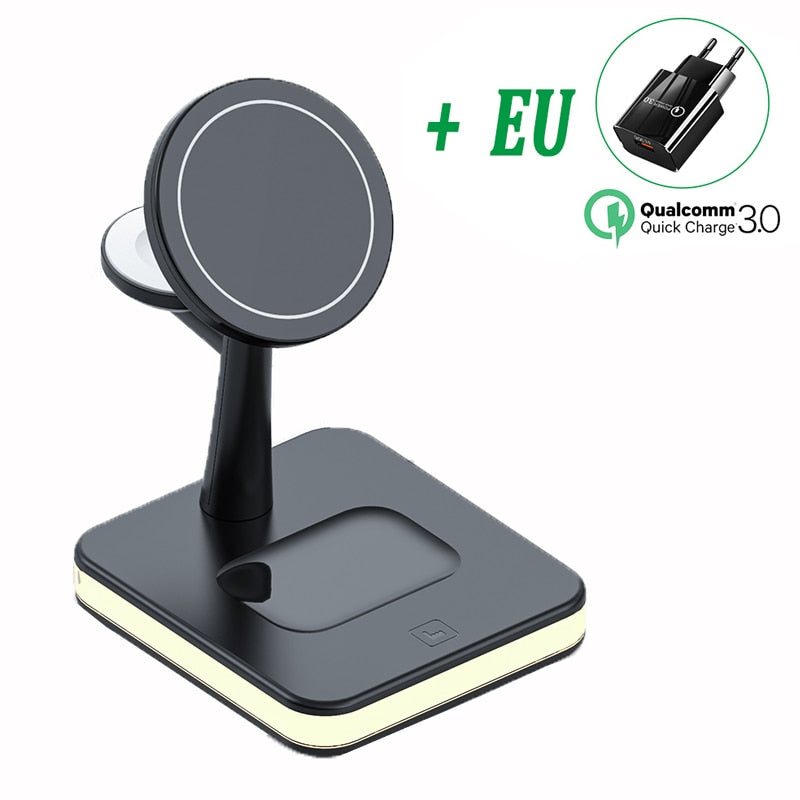 4 In 1 Magnetic Wireless Charging Stand For Apple devices