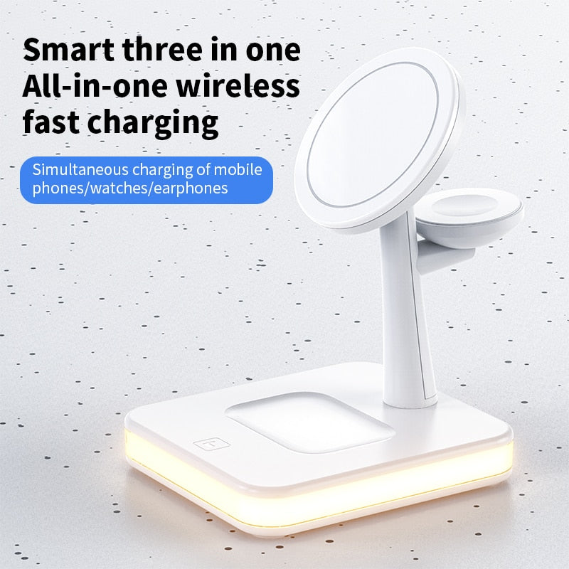 4 In 1 Magnetic Wireless Charging Stand For Apple devices