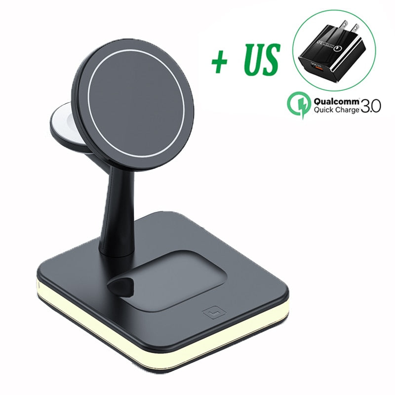 4 In 1 Magnetic Wireless Charging Stand For Apple devices