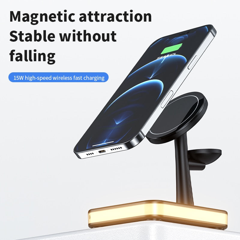 4 In 1 Magnetic Wireless Charging Stand For Apple devices