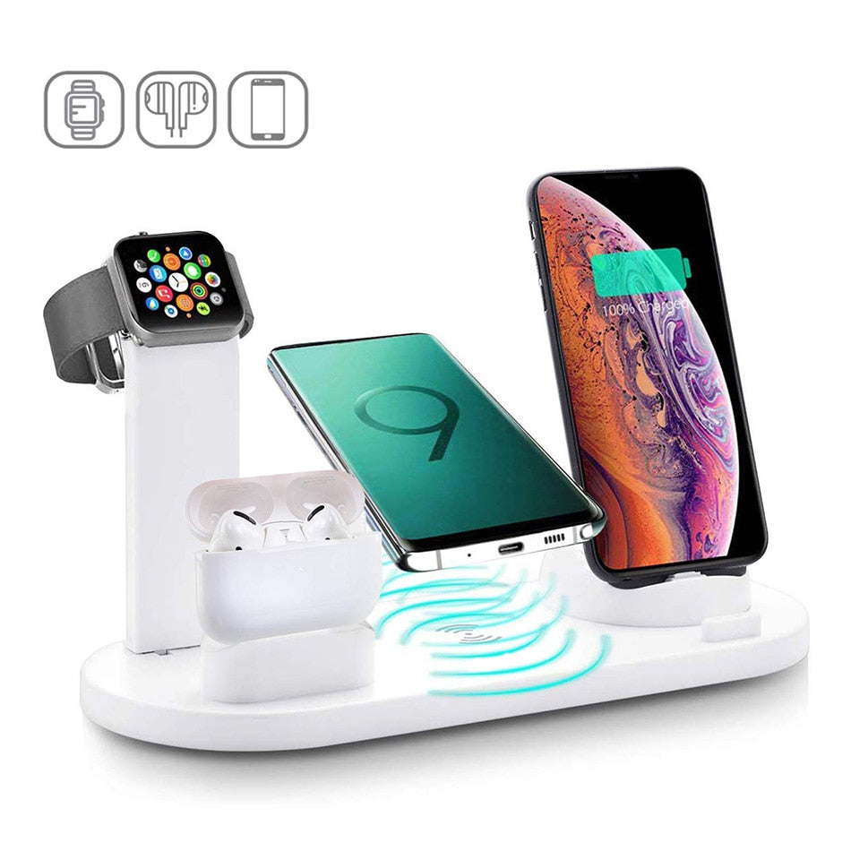 30W 7 in 1 Wireless Charging Dock